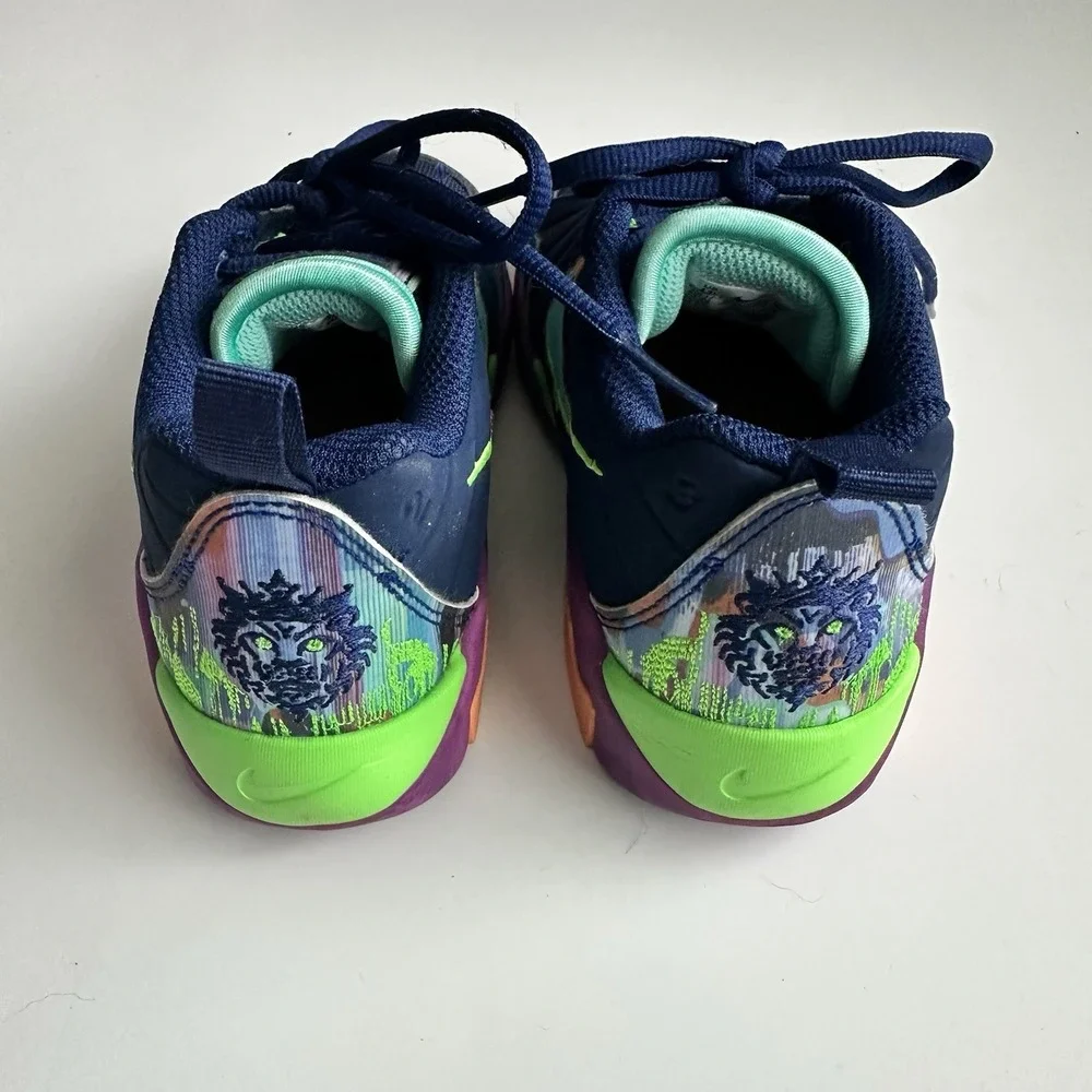 Nike LeBron Witness 9 Basketball Shoes University Blue/Black Little Kids Size 13